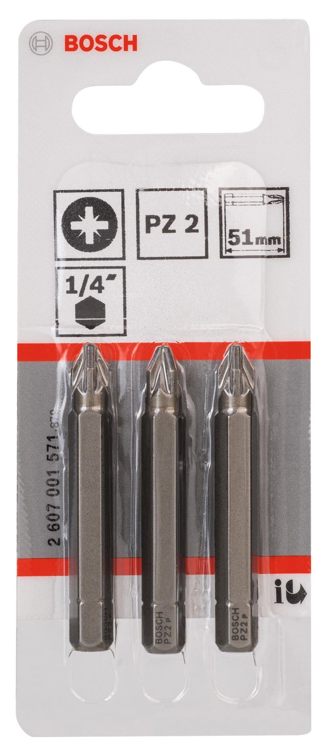 Bit PZ2 51 mm 1/4