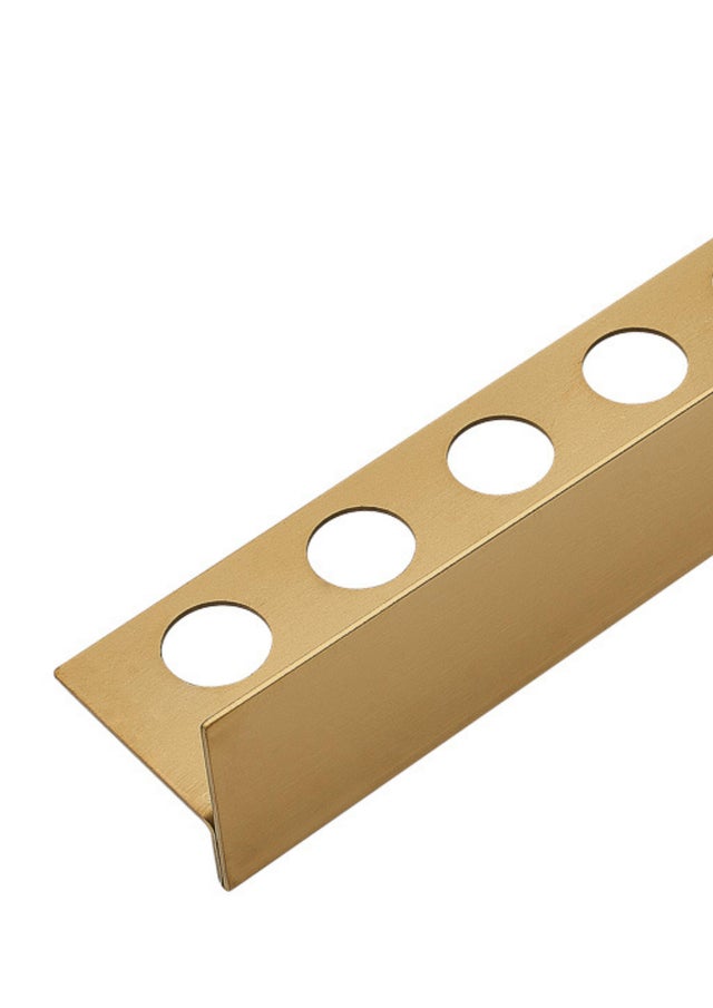 Listwa spadkowa podłogowa lewa 120 cm złota