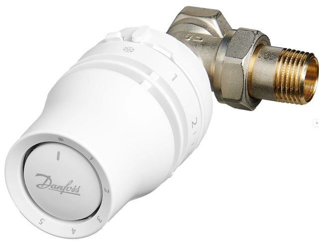 Zestaw termostatyczny Danfoss Redia RA Click, 3-elementowy, kątowy