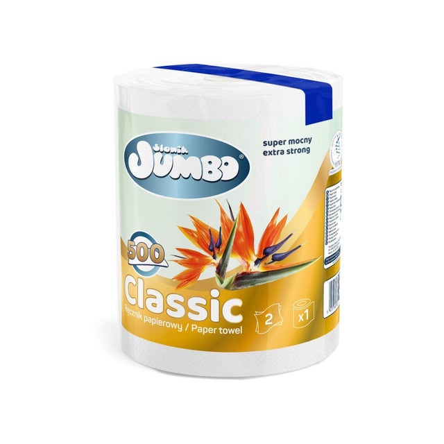 Czyściwo papierowe Jumbo Classic 500 listków 