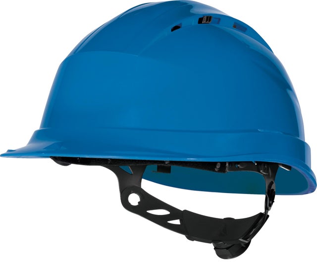 Kask ochronny wentylowany niebieski QUARTZ UP IV Delta Plus