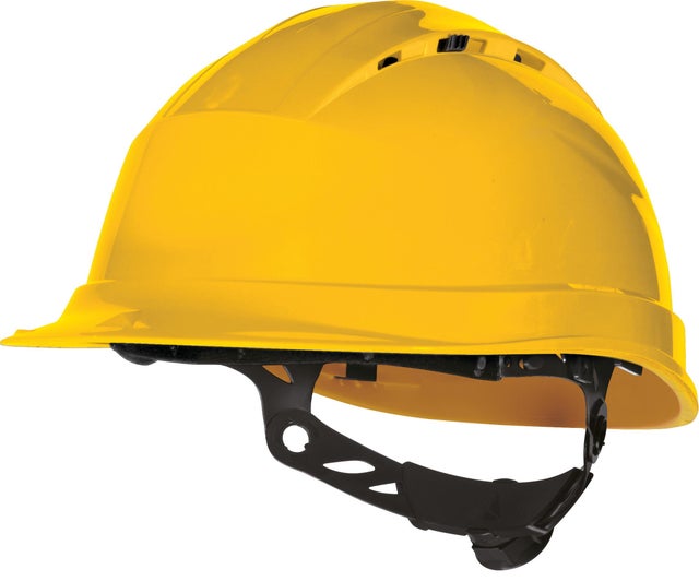 Kask ochronny wentylowany żółty QUARTZ UP IV Delta Plus