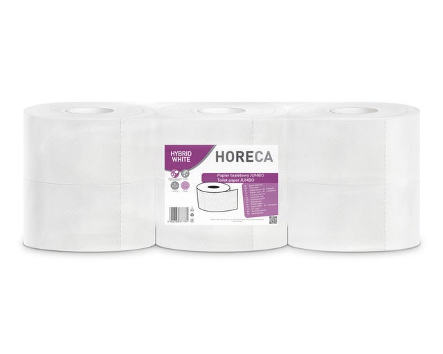 Papier toaletowy Jumbo Horeca Hybrid 6 rolek