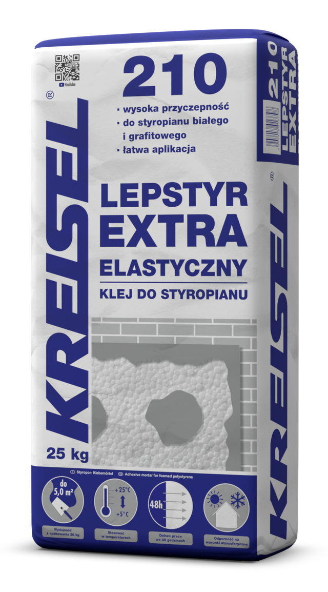 Zaprawa klejąca do styropianu Kreisel Lepstyr 210 25 kg