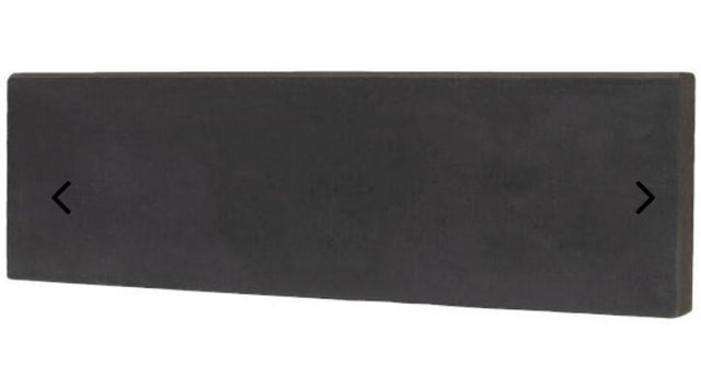 Obrzeże chodnikowe czarne, wym. 100x20x6 cm, Brukdom