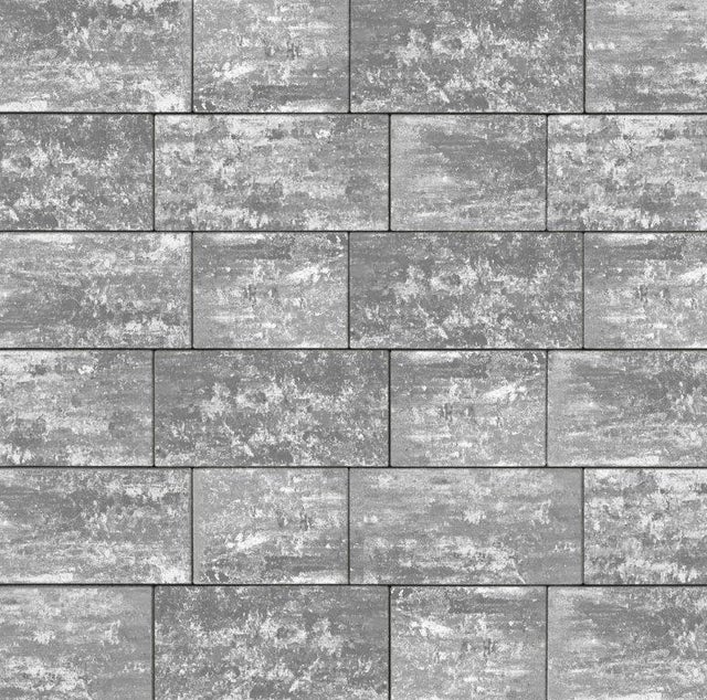 Kostka brukowa System 15 gr. 6 cm, wym. 15x20 / 15x30 cm , szary colormix, 10,5 m2/pal, Certus
