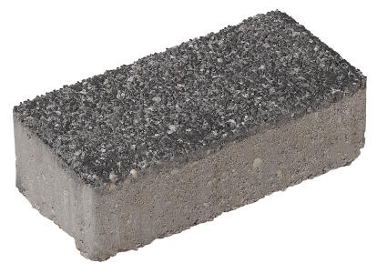 Kostka brukowa granit gr. 6 cm, wym.10x20 cm, stalowy, Libet 