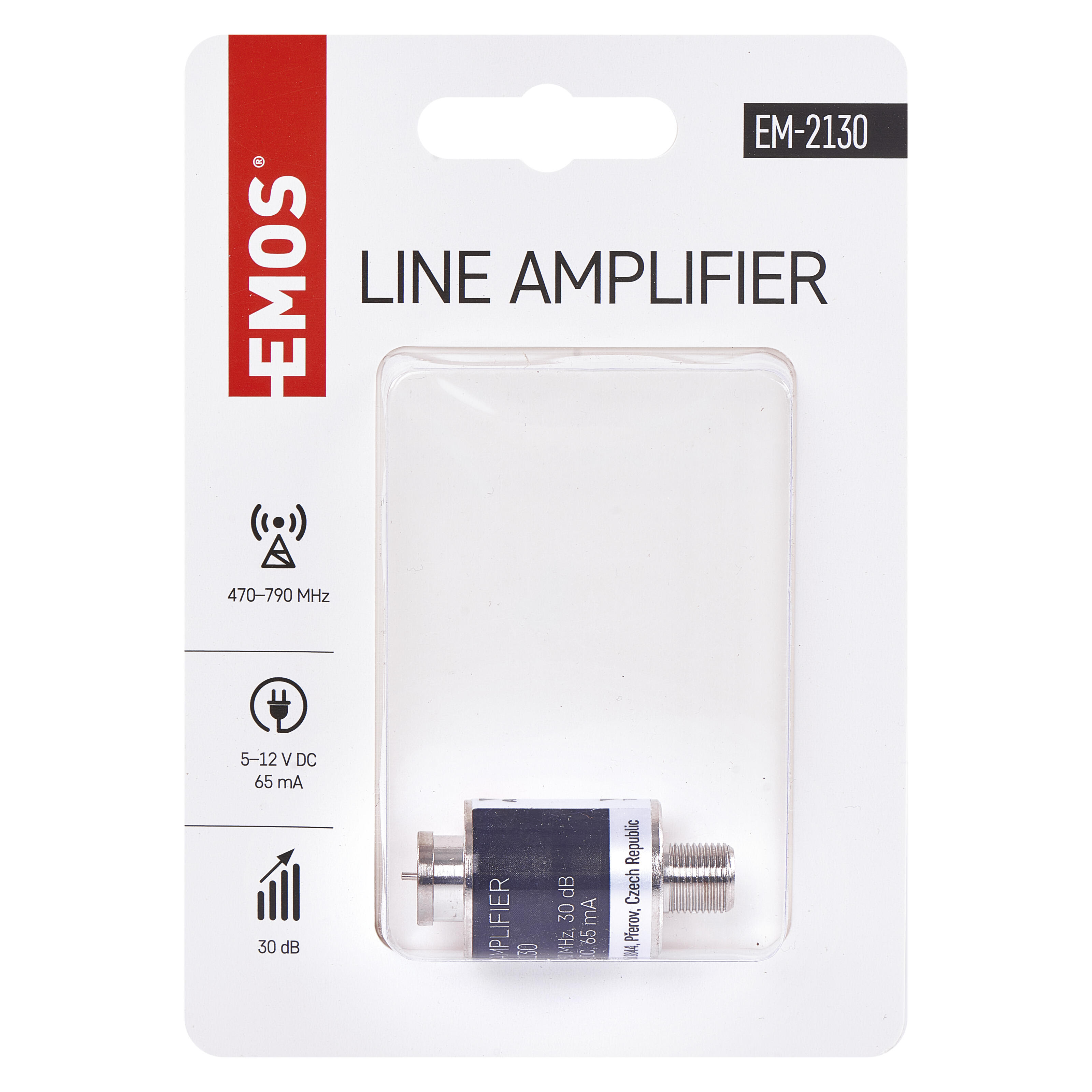 Liniowy wzmacniacz antenowy 30dB - 2