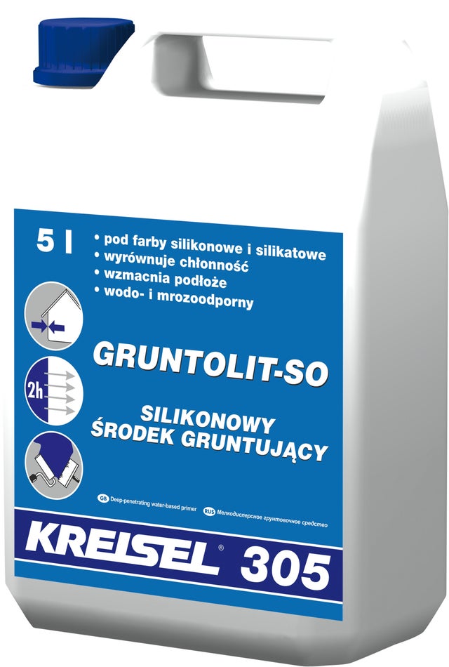 Środek gruntujący silikonowy Gruntolit 305 5l