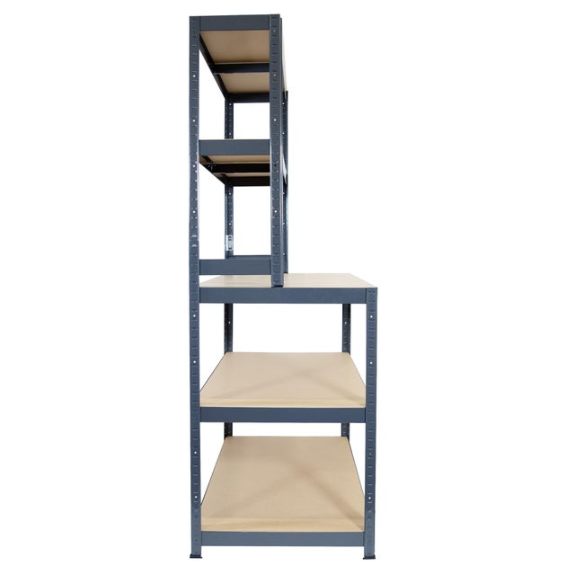 Regał magazynowy Multi wym. 180x100x30/60 cm, 5 półek, nośność 200 kg