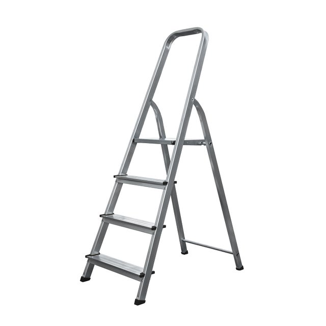 Drabina aluminiowa jednostronna 4 - stopniowa nośność 125 kg
