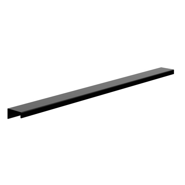 Uchwyt meblowy krawędziowy Manta 40 cm czarny