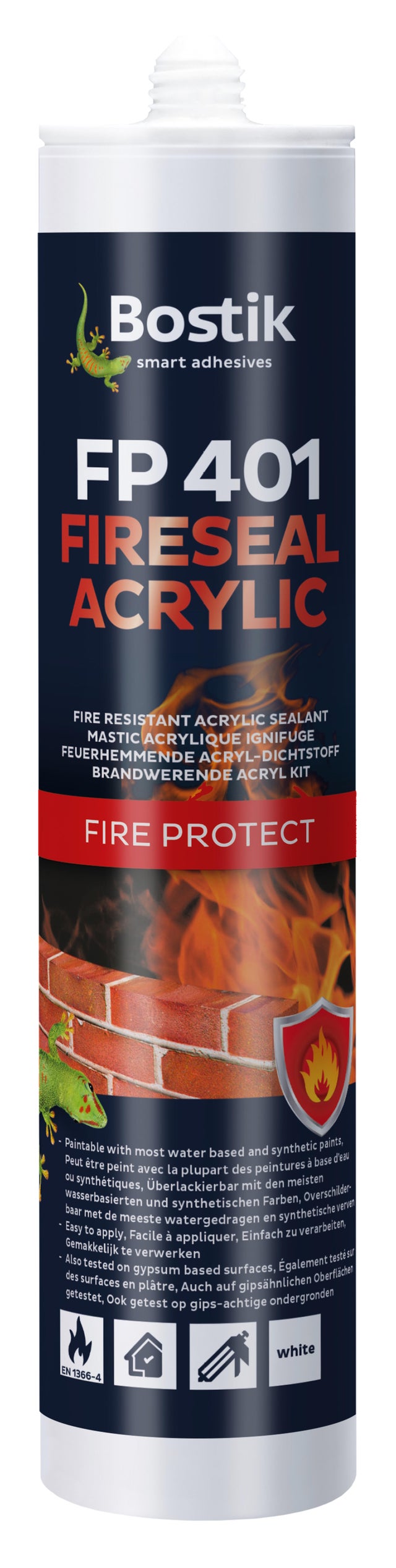 Akryl ognioodporny Fireseal Bostik szary 310ml