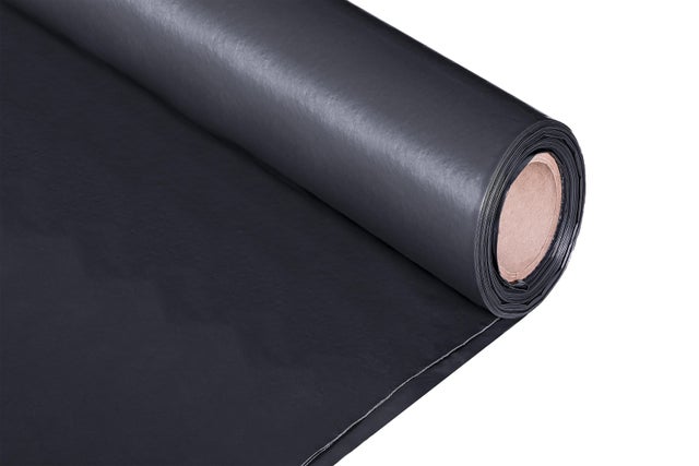Folia budowlana 100 m2 czarna 4x25 m, 0.3 mm