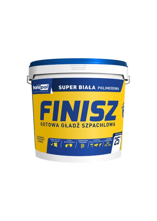 Gotowa gładź szpachlowa Franspol Finish 25 kg 
