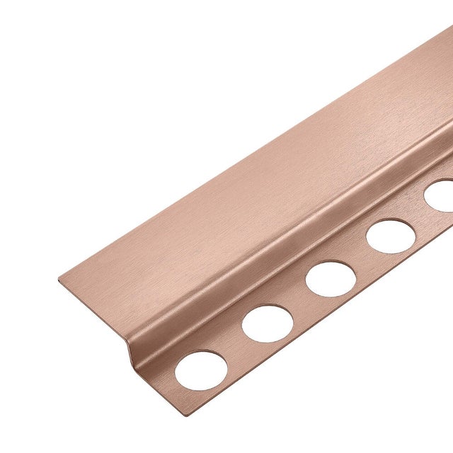 Listwa spadkowa podłogowa czołowa 130 CM miedziana