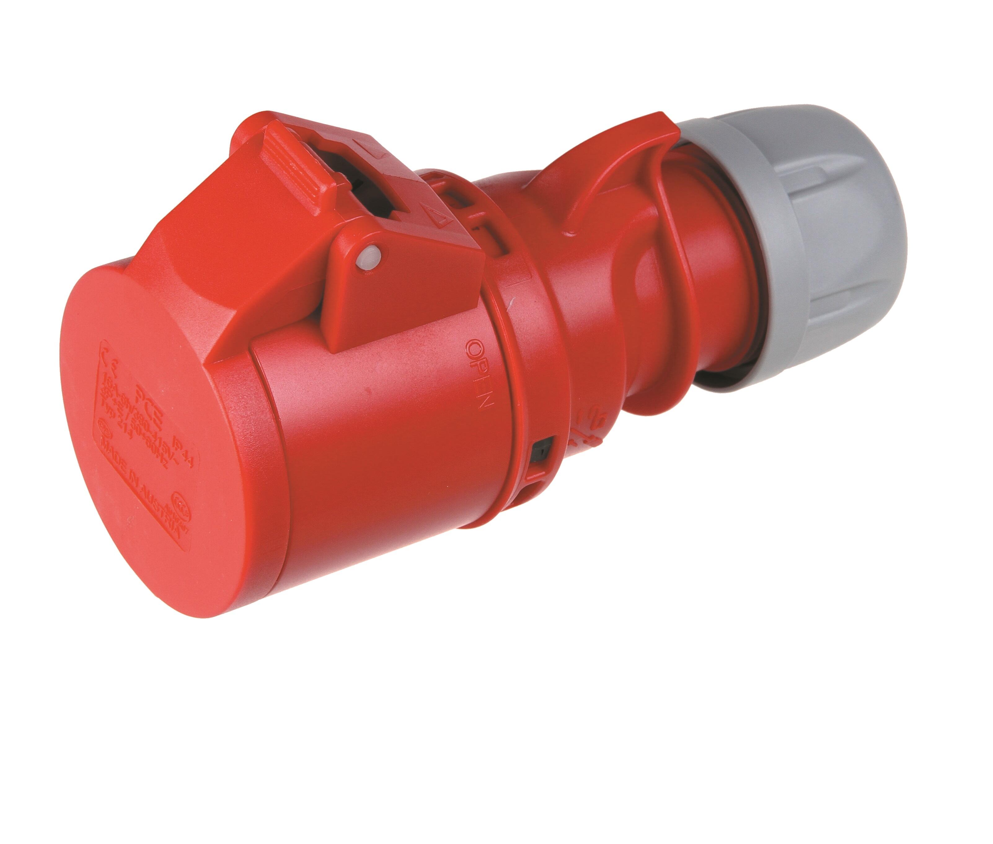 Gniazdo siłowe, przenośne 16A 3P+Z 400V IP44 PCE - 2