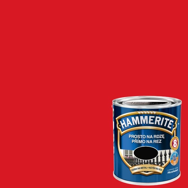 Farba antykorozyjna Hammerite czerwony połysk 0,7l