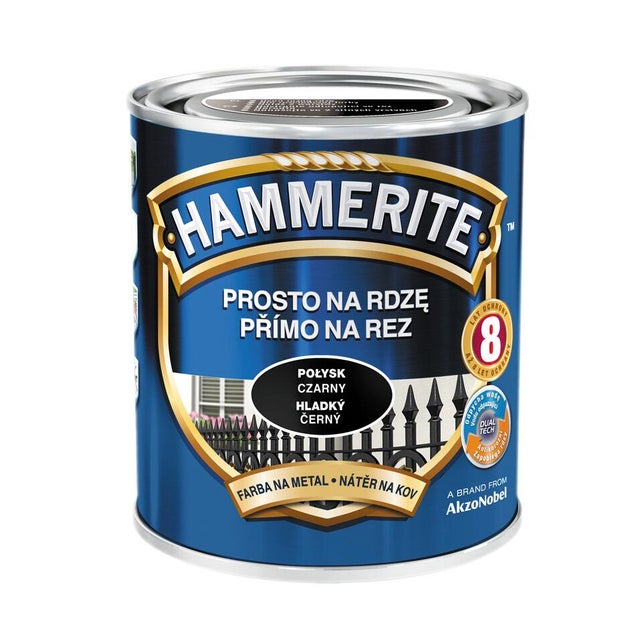 Farba antykorozyjna Hammerite niebieski połysk 0,7l