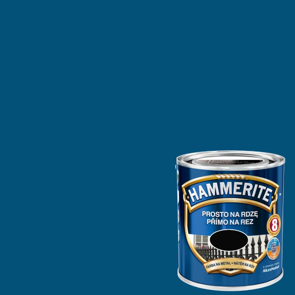Farba antykorozyjna Hammerite niebieski połysk 0,7l - 2