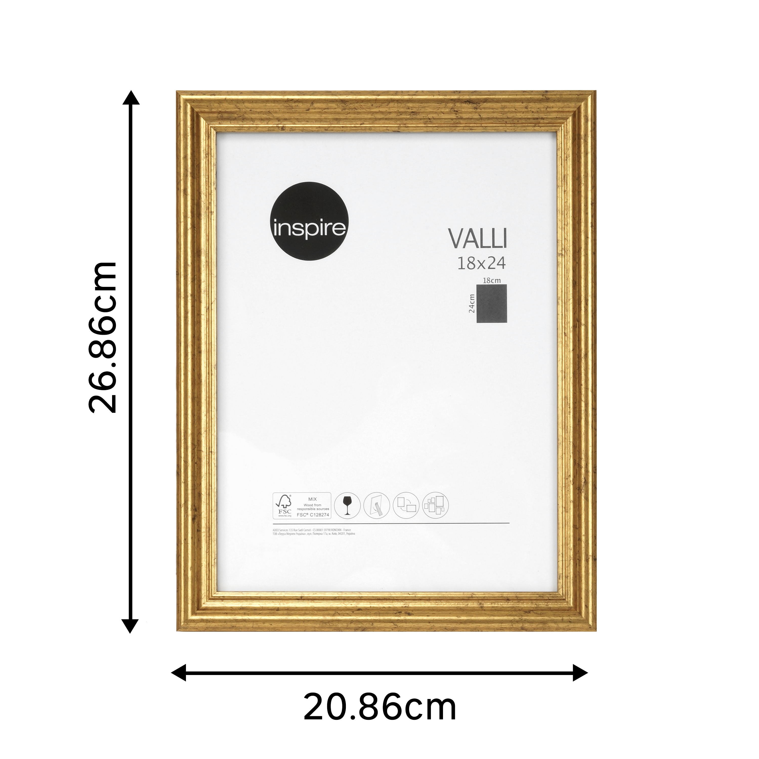 Moldura VALLI LATAO 18X24CM - 6