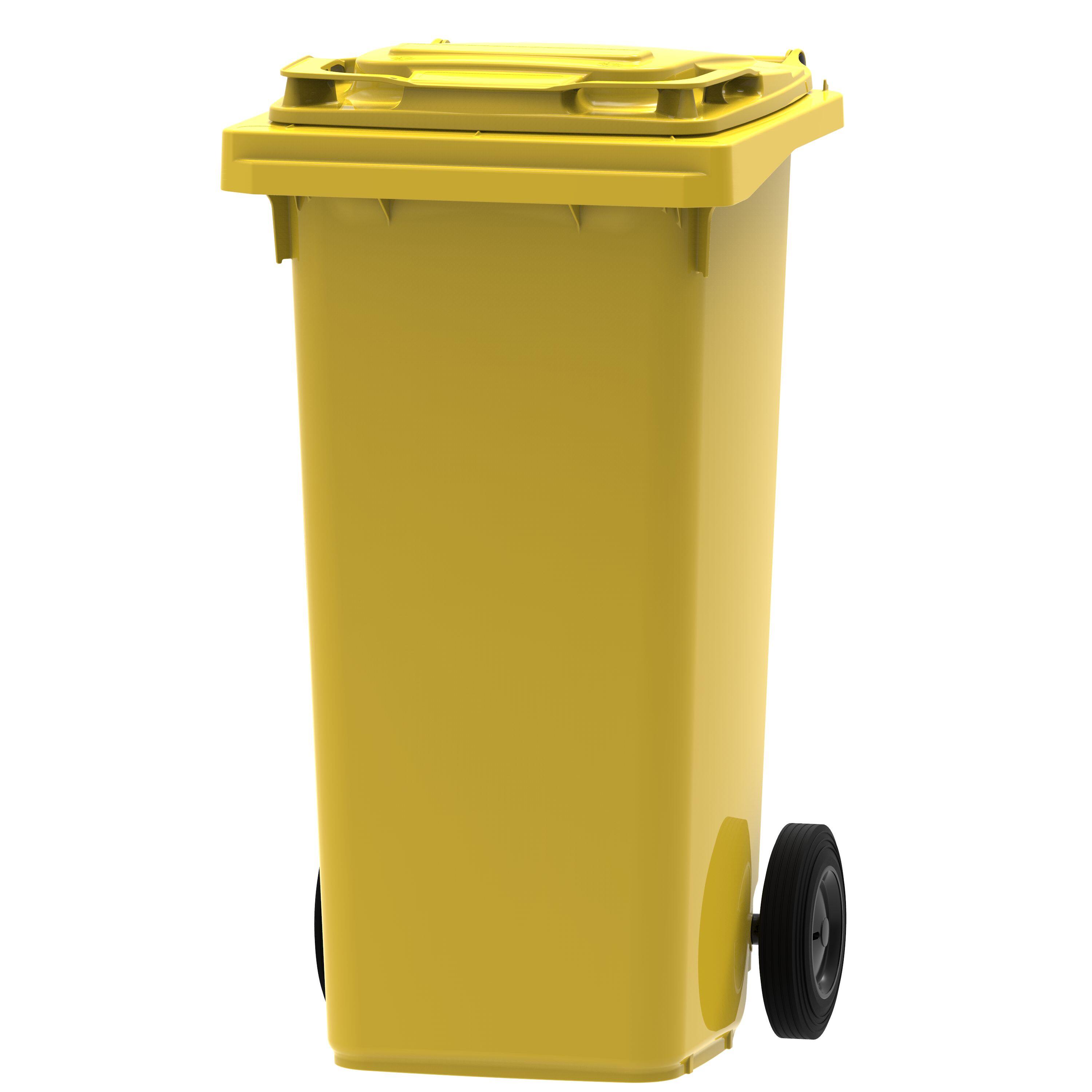 Pojemnik na odpady MGB, poj. 120L, żółty - 2
