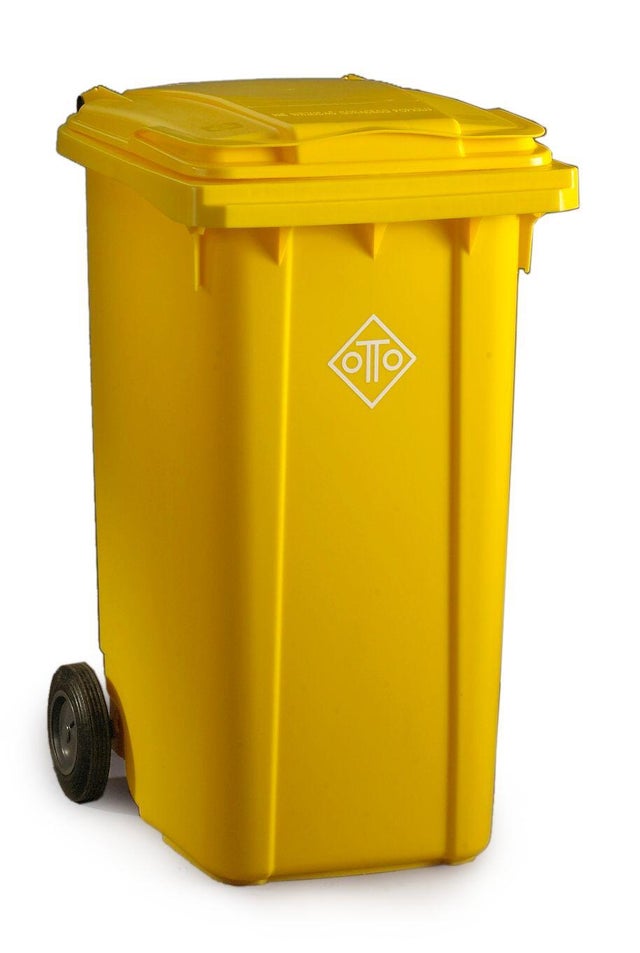 Pojemnik na odpady MGB, poj. 240L, żółty