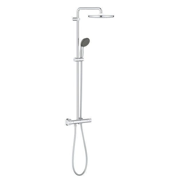 Kolumna prysznicowa z baterią termostatyczną Vitalio start Grohe chrom