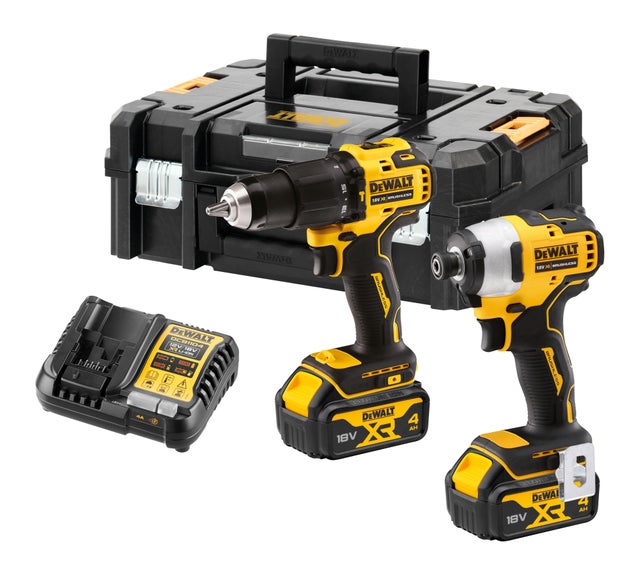 Zestaw elektronarzędzi 18V DCK2062M2T-QW DeWALT / 2 x 4Ah