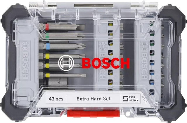 Zestaw bitów i nasadek BOSCH - 43szt.
