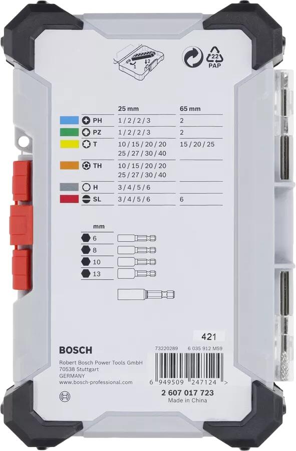 Zestaw bitów i nasadek BOSCH - 43szt. - 2