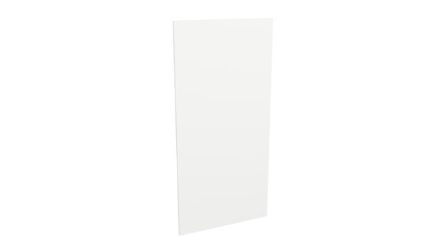 Front Tafla 1247x596 płyta biała platynowa górny do szafki lodówkowej 60cm