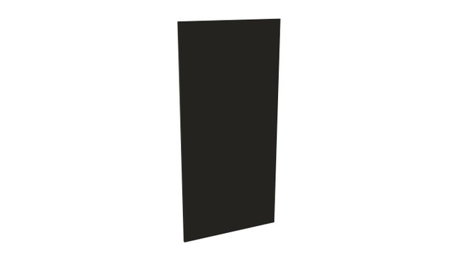 Front Tafla 1247x596 płyta czarna górny do szafki lodówkowej 60cm