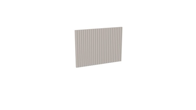 Front Ryfla PVC 355x496 kaszmir mat do szafki okapowej 50cm