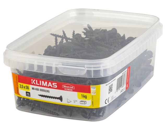 Wkręt do mocowania płyt g/k 3.5x55 mm 1kg