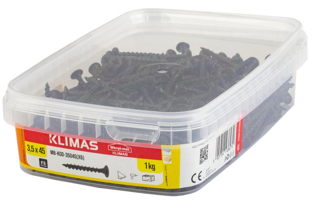 Wkręt do mocowania płyt g/k 3.5x45 mm 1kg