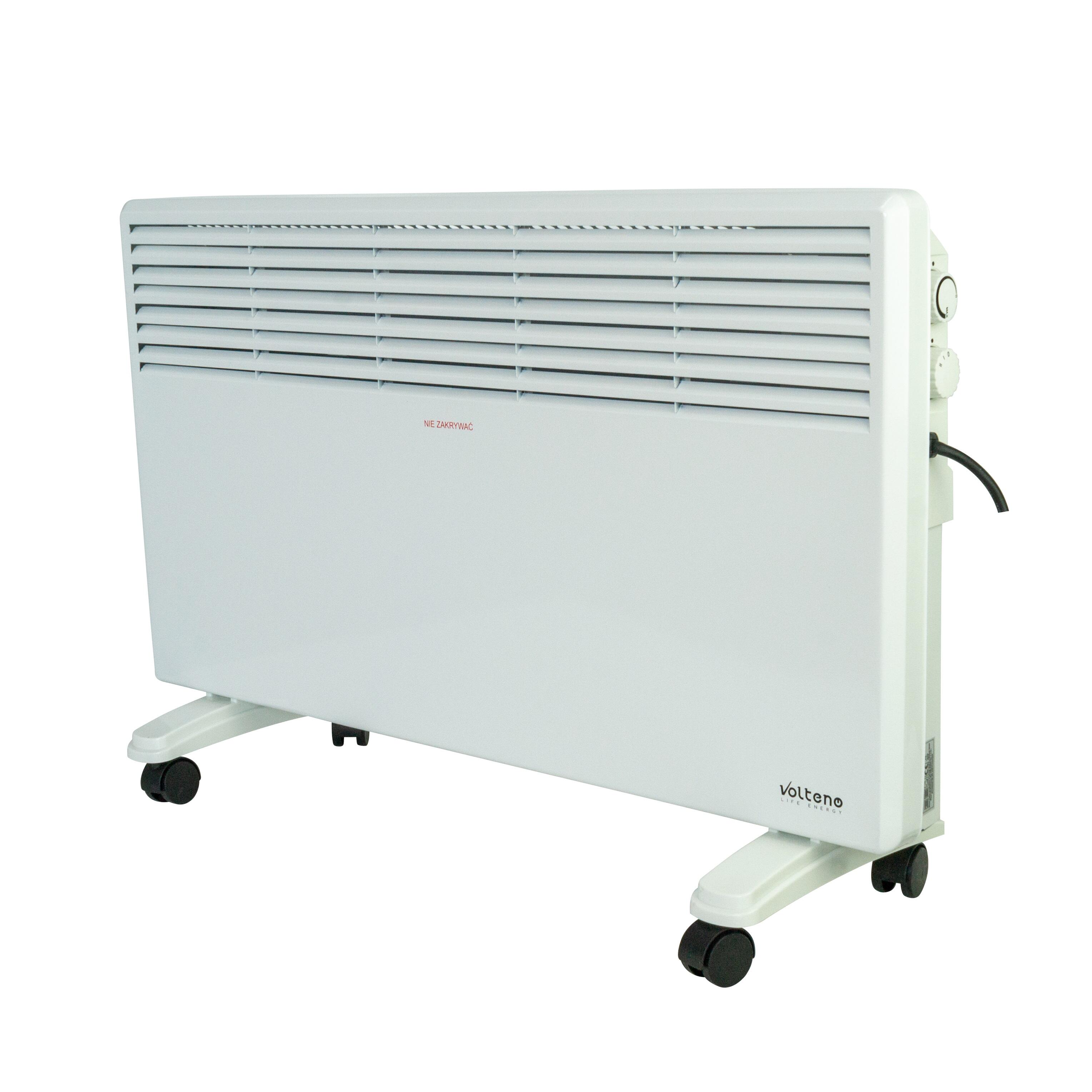 Grzejnik 2000W ścienny/stojący biały - 2