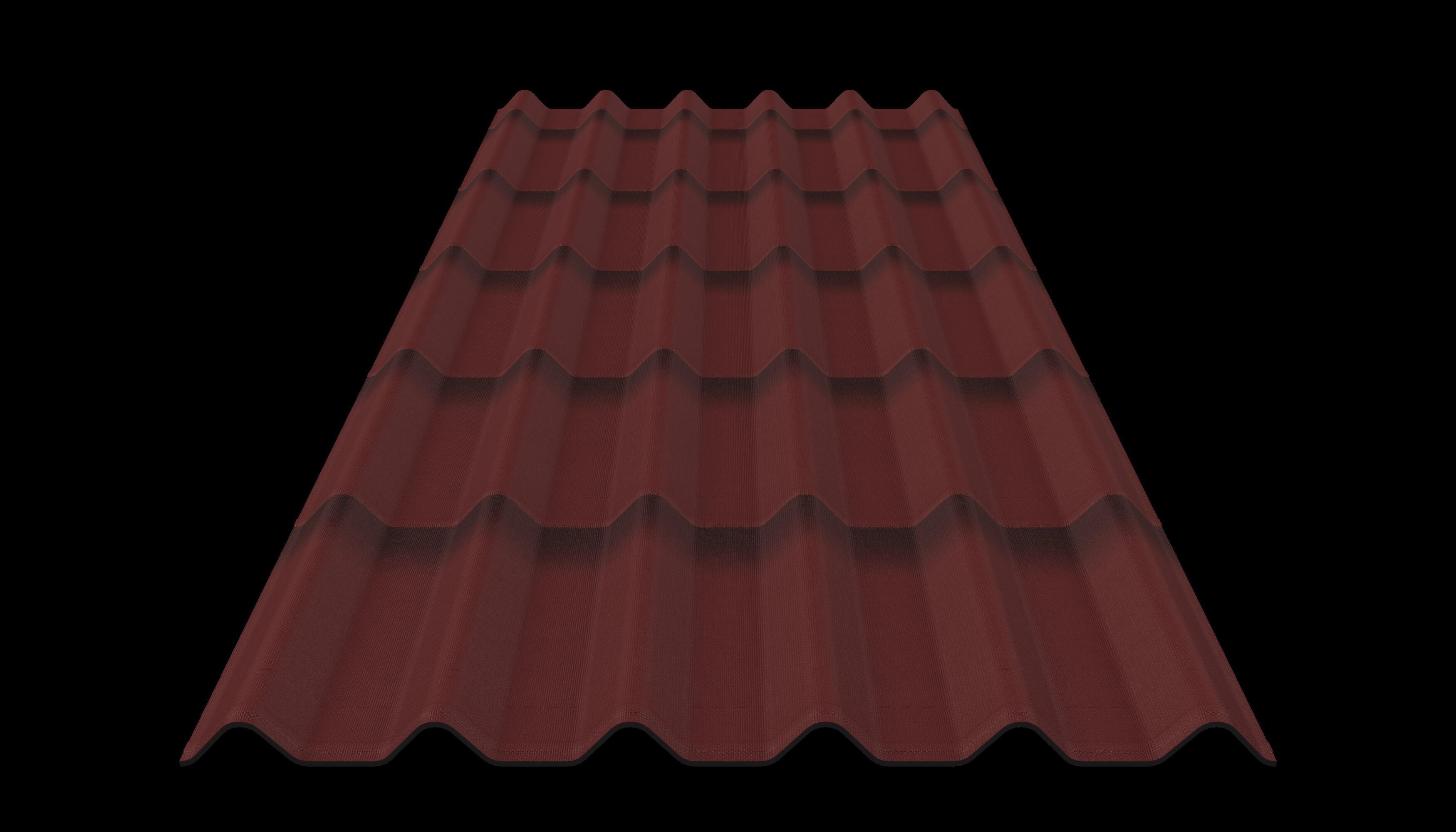 Płyta falista Onduline Easystyle Dual Czerwony 1,95x0,82 m - 2