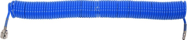 Wąż spiralny PU 5,5x8mm/15m z szybkozłączami