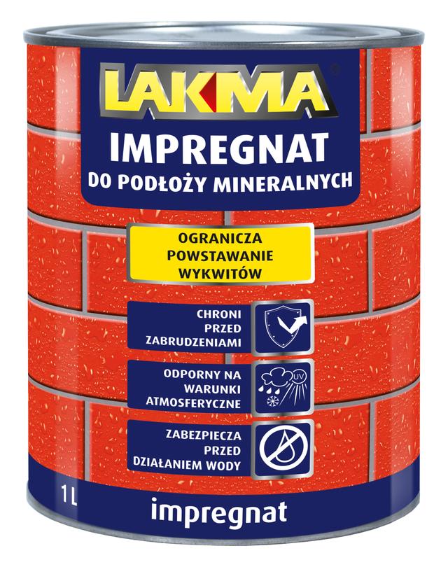 Impregnat do podłoży mineralnych Lakma 1l