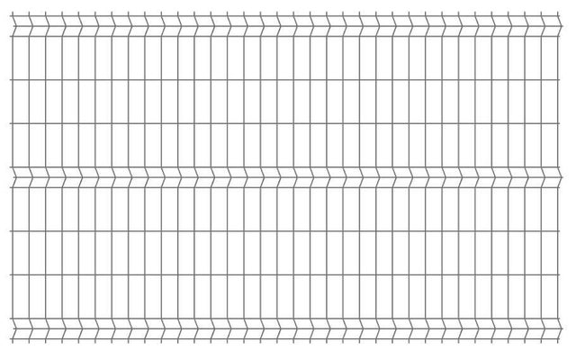 Panel ogrodzeniowy 3D antracyt,  152x250 cm , oczko 80x300 mm, drut 3.2 mm