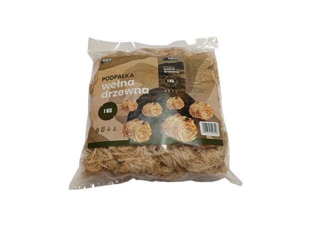 Rozpałka ekologiczna wełna drzewna 1 kg