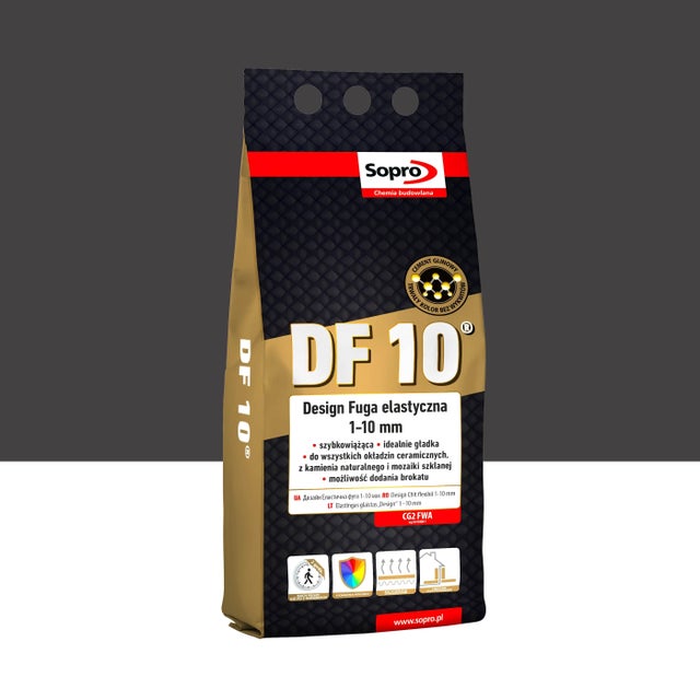 Fuga elastyczna Sopro DF10 CZARNY 90 2kg