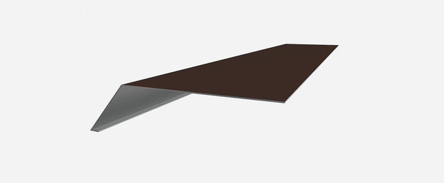 Pas podrynnowy 170x30 mm, dł. 2 m, brązowy metal Scala Plastics