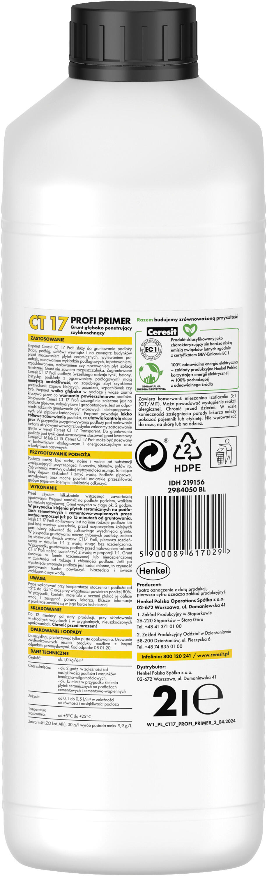 Grunt CT 17 Ceresit 2l - 2