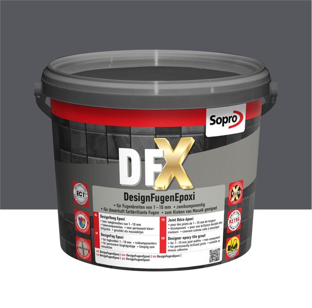Fuga epoksydowa DFX antracyt 66 3kg