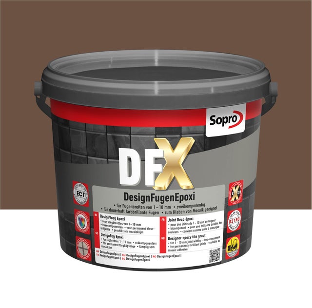 Fuga epoksydowa DFX brąz bali 59 3kg