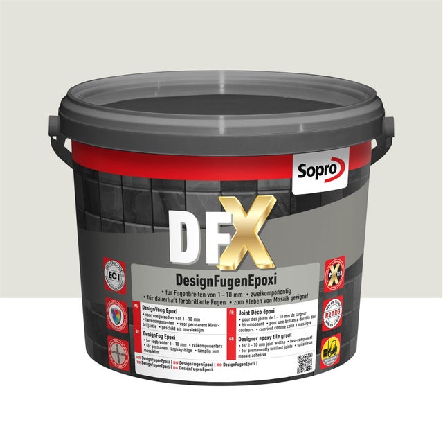 Fuga epoksydowa DFX jasnoszary 16 3kg