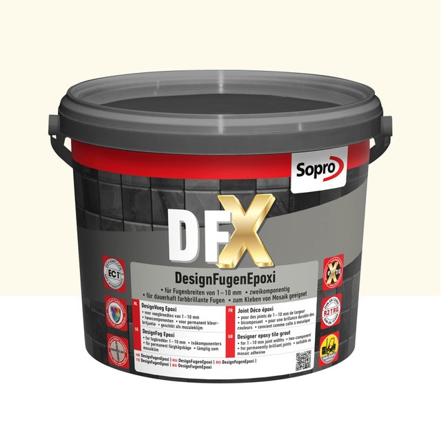 Fuga epoksydowa DFX biały 10 16 3kg