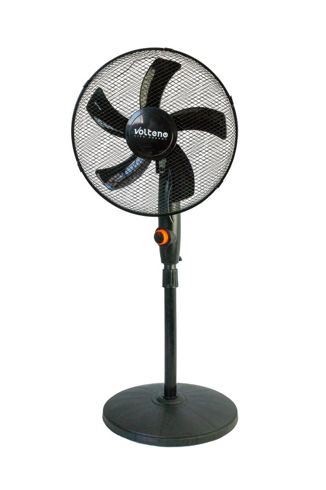 Wentylator podłogowy 35W 40cm z okrągłą podstawą czarny